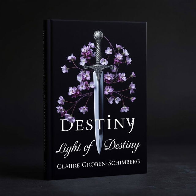 A striking book cover featuring a dramatic black background