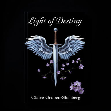 A captivating book cover featuring a deep black background that enhances the dramatic effect