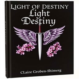 A striking book cover featuring a black background