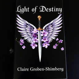 A striking book cover featuring a black background