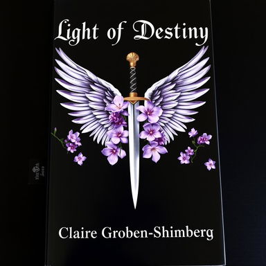 A striking book cover featuring a black background