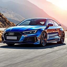 The sleek and powerful 2024 Audi RS2, showcasing its modern and aggressive design