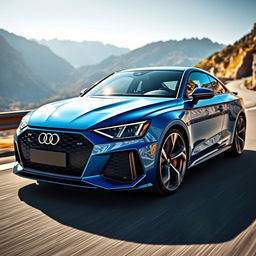 The sleek and powerful 2024 Audi RS2, showcasing its modern and aggressive design
