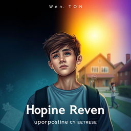 A vertical novel cover featuring a gradient of dark to light colors symbolizing the transition from darkness (oppression) to light (hope and positive revenge)