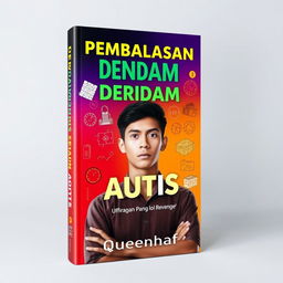 A vertical book cover featuring a gradient background transitioning from dark colors symbolizing oppression to bright colors representing hope and positive revenge