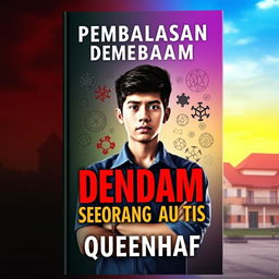A vertical book cover featuring a gradient background transitioning from dark colors symbolizing oppression to bright colors representing hope and positive revenge