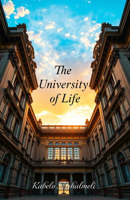 A stunning architectural view of a grand university building, showcasing intricate details and a majestic facade