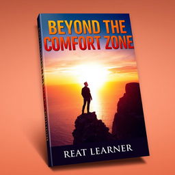 A captivating book cover for the title 'Beyond the Comfort Zone' by Great Learner