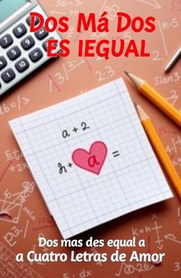 The cover of a romantic story titled 'Dos Más Dos Es Igual A Cuatro Letras De Amor'