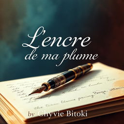 Cover design for a collection of poems by Chyvie Bitoki titled 'L'encre de ma plume'