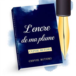 Cover design for a collection titled 'L'encre de ma plume' by Chyvie BITOKI