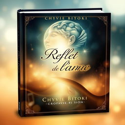 A captivating book cover for a collection of songs by Chyvie Bitoki titled 'Reflet de l'âme'
