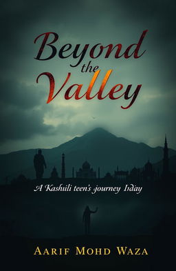 A book cover depicting the theme of a Kashmiri boy's travel story throughout India, showcasing the joys and challenges he faces without including any boy in the imagery