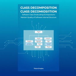 A visually captivating book cover for a software engineering textbook titled 'Class Decomposition as a Strategy to Maintain Quality of Software Internal Structure'