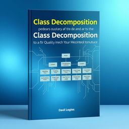 A visually captivating book cover for a software engineering textbook titled 'Class Decomposition as a Strategy to Maintain Quality of Software Internal Structure'