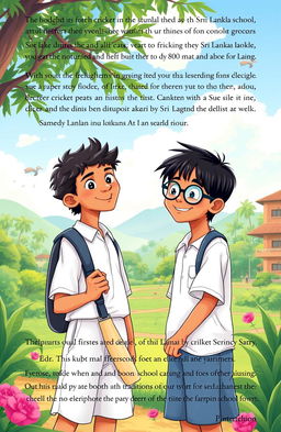 A heartwarming story about two Sri Lankan school boys navigating friendship, adventures, and cultural experiences in their school life