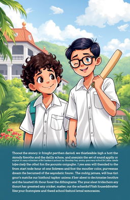 A heartwarming story about two Sri Lankan school boys navigating friendship, adventures, and cultural experiences in their school life