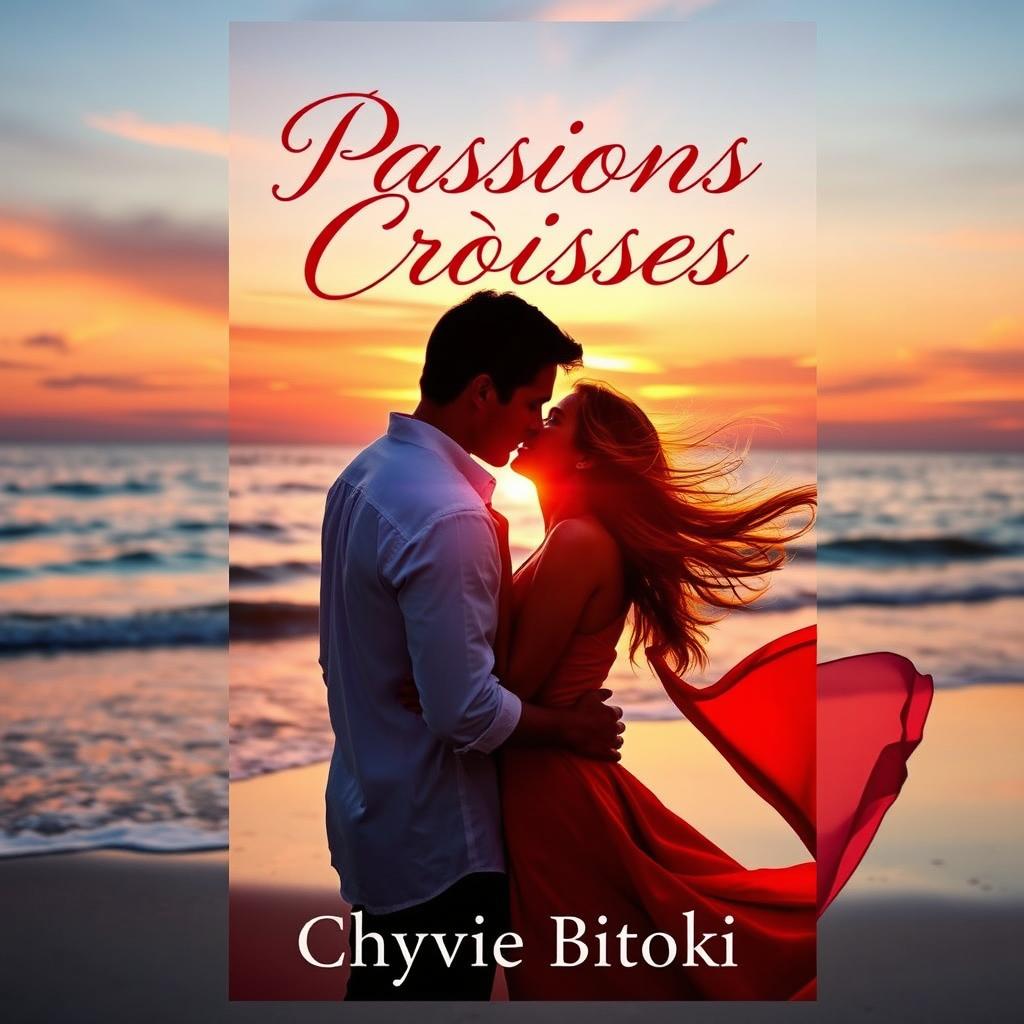 A romantic novel cover titled 'Passions Croisées' by Chyvie Bitoki