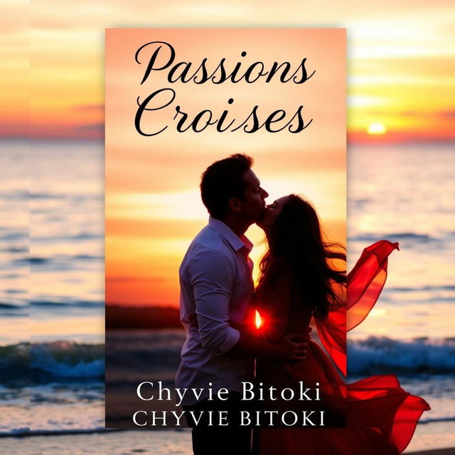 A romantic novel cover titled 'Passions Croisées' by Chyvie Bitoki