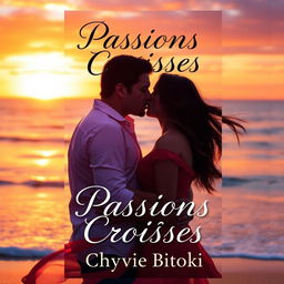 A romantic novel cover titled 'Passions Croisées' by Chyvie Bitoki