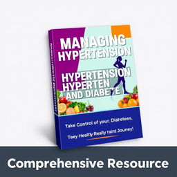 An engaging e-book cover for 'Managing Hypertension and Diabetes' by [Author's Name]