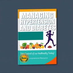 An engaging e-book cover for 'Managing Hypertension and Diabetes' by [Author's Name]