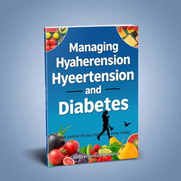 An engaging e-book cover for 'Managing Hypertension and Diabetes' by [Author's Name]