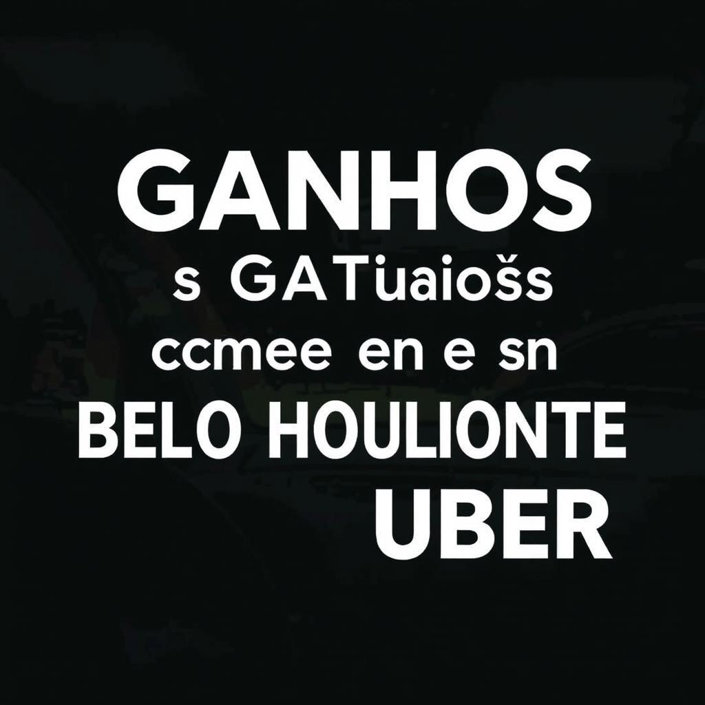 Dicas para aumentar os ganhos como motorista de aplicativo Uber em Belo Horizonte, focando em estratégias eficientes e práticas