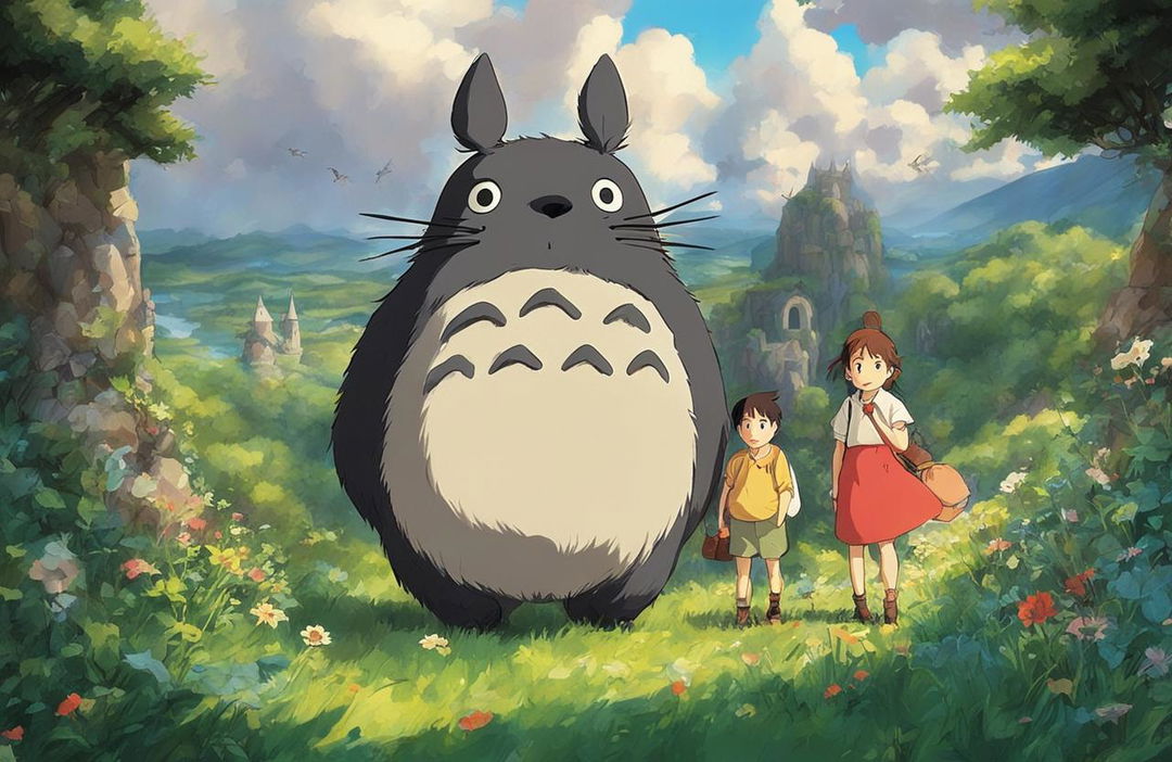 Detailed Studio Ghibli style poster with excellent use of lighting and high-quality aesthetics.