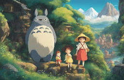 Detailed Studio Ghibli style poster with excellent use of lighting and high-quality aesthetics.