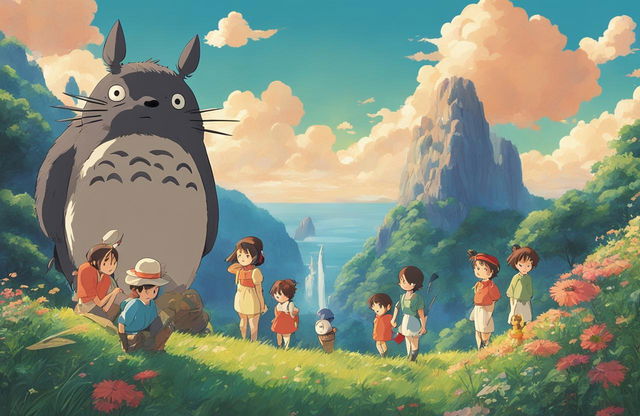 Detailed Studio Ghibli style poster with excellent use of lighting, high-quality aesthetics, and improved facial expressions.