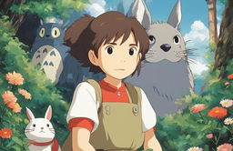 Detailed Studio Ghibli style poster with excellent use of lighting, high-quality aesthetics, and improved facial expressions.