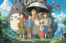 Detailed Studio Ghibli style poster with excellent use of lighting, high-quality aesthetics, and improved facial expressions.