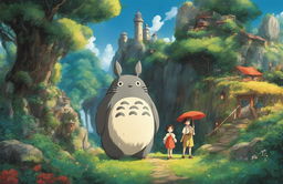 Detailed Studio Ghibli style poster with excellent use of lighting and high-quality aesthetics.