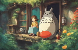 Detailed Studio Ghibli style poster with excellent use of lighting and high-quality aesthetics.