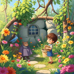 A captivating short story about a young woman named Clara who discovers a hidden garden in her new hometown