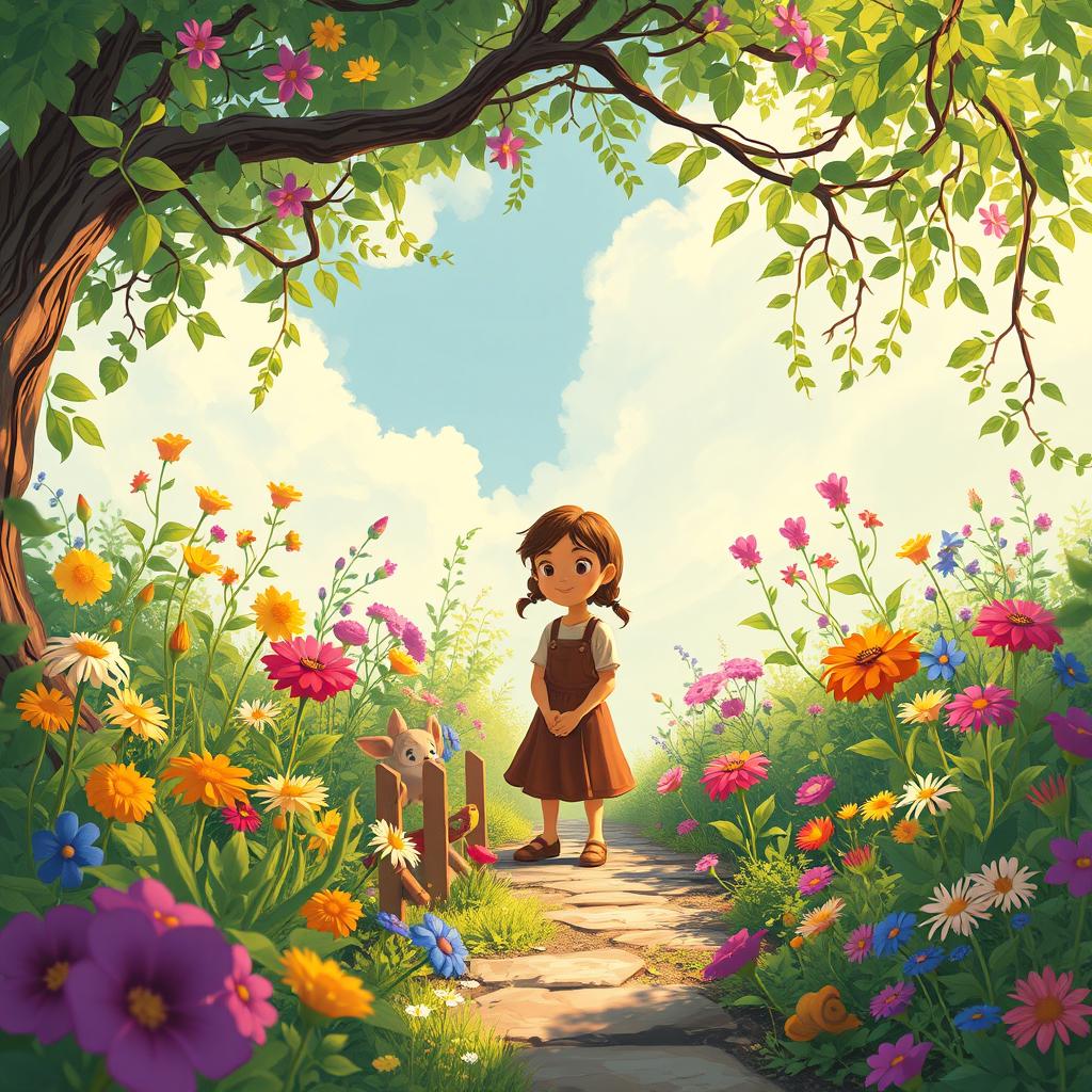 A captivating short story about a young woman named Clara who discovers a hidden garden in her new hometown