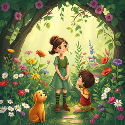 A captivating short story about a young woman named Clara who discovers a hidden garden in her new hometown