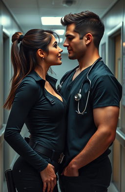 A passionate love story between a female secret agent and a male surgeon