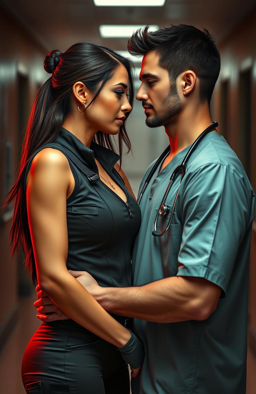 A passionate love story between a female secret agent and a male surgeon