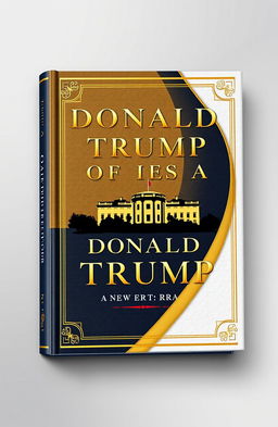 A captivating book cover design for "Donald Trump: The 47th President of the USA - A New Era