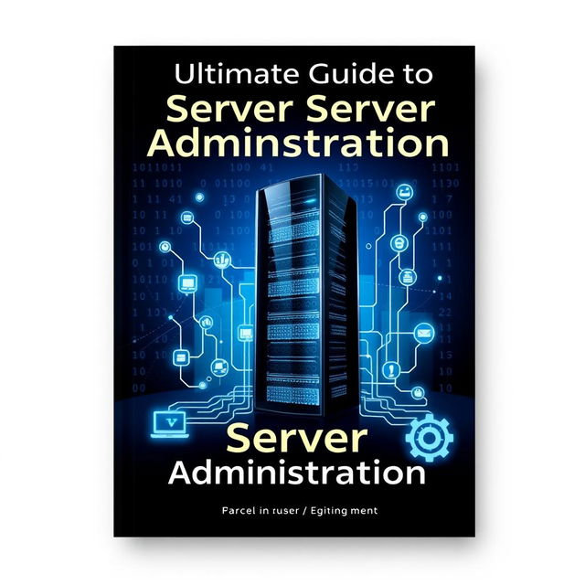 An eye-catching cover design for a server administration book