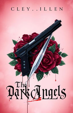 A dark, artistic book cover titled 'The Dark Angels'