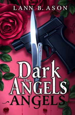 A dark, artistic book cover titled 'The Dark Angels'