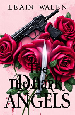A dark, artistic book cover titled 'The Dark Angels'