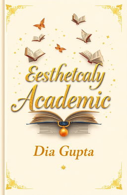 A visually stunning book cover featuring the theme 'aesthetically academic'