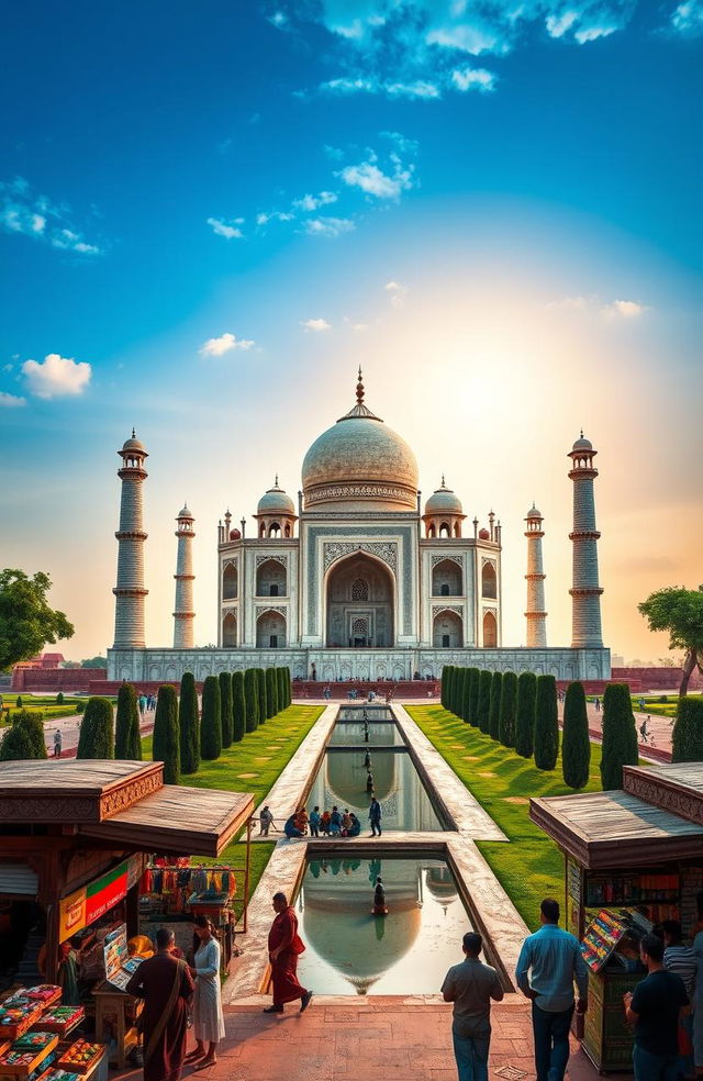 A breathtaking view of iconic Indian architecture showcasing the enduring legacy of India's architectural marvels