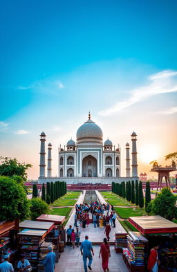 A breathtaking view of iconic Indian architecture showcasing the enduring legacy of India's architectural marvels
