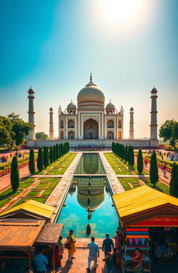 A breathtaking view of iconic Indian architecture showcasing the enduring legacy of India's architectural marvels