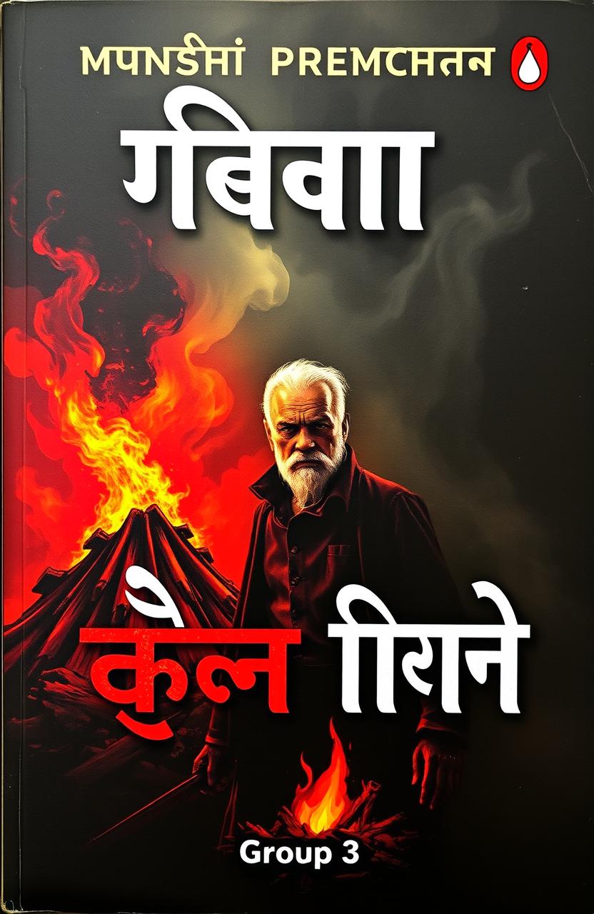 An attractive Hindi book cover that combines the two titles 'मंत्र' and 'प्रतिशोध की अग्नि' visually